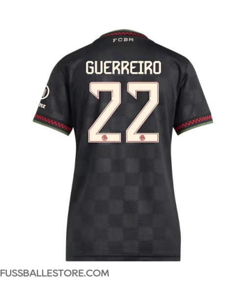 Günstige Bayern Munich Raphael Guerreiro #22 3rd trikot Damen 2025-26 Kurzarm Günstige Bayern Munich Raphael Guerreiro #22 3rd trikot Damen 2025-26 Kurzarm